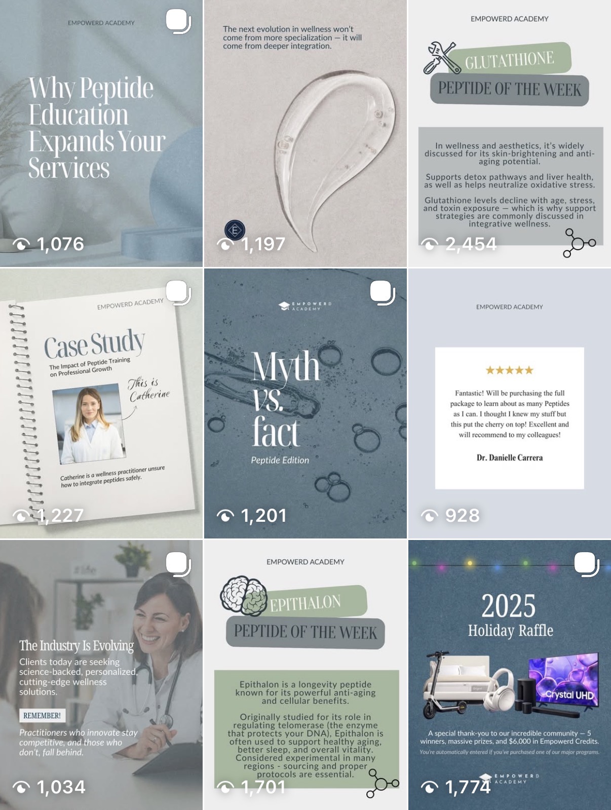 Empowerd Academy Instagram feed